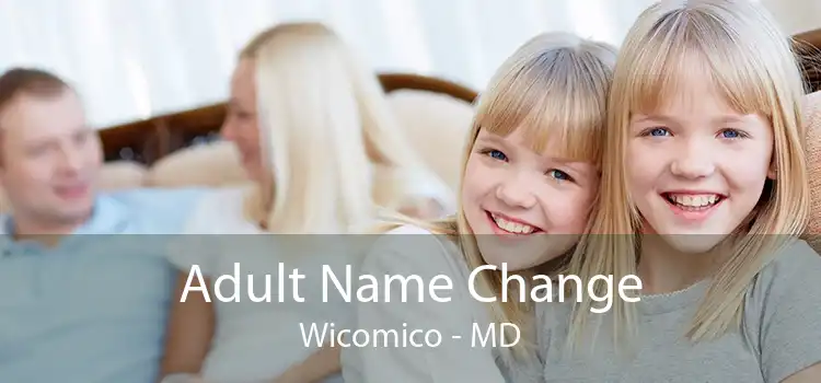  Adult Name Change Wicomico - MD