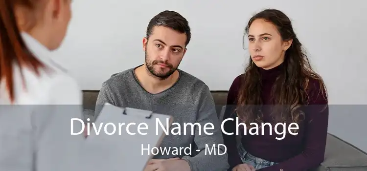  Divorce Name Change Howard - MD