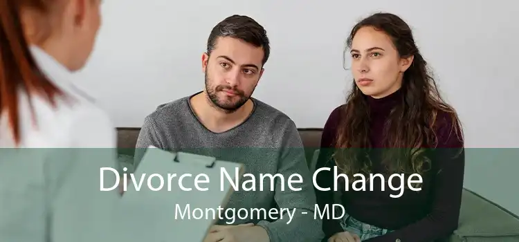  Divorce Name Change Montgomery - MD