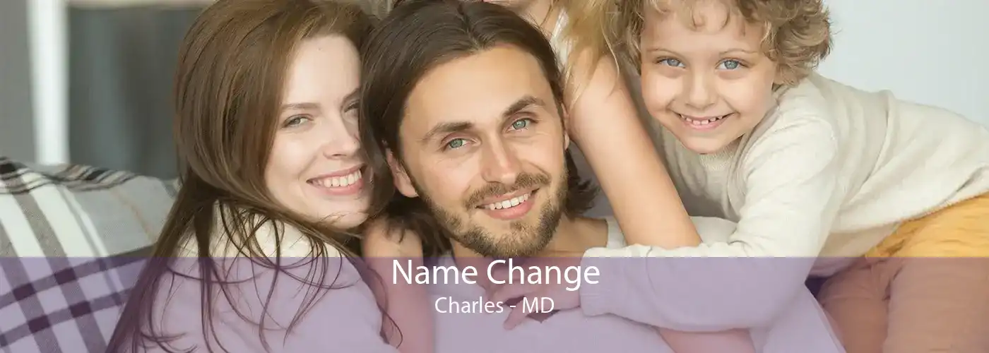  Name Change Charles - MD