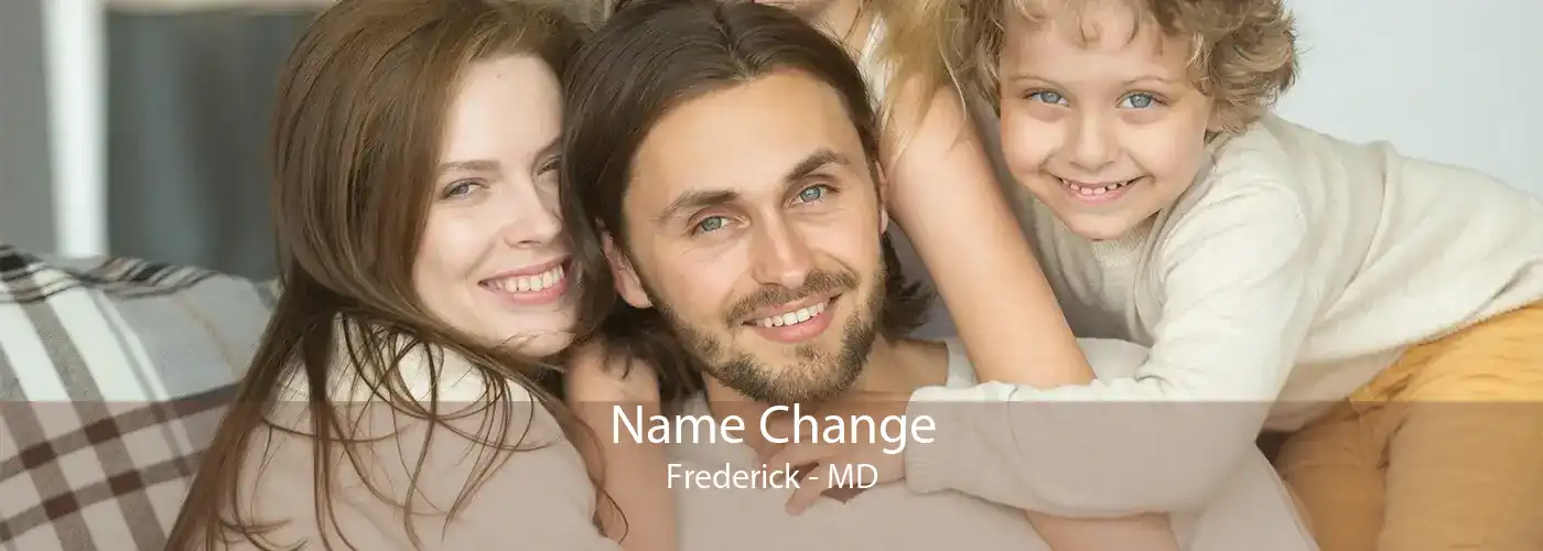  Name Change Frederick - MD