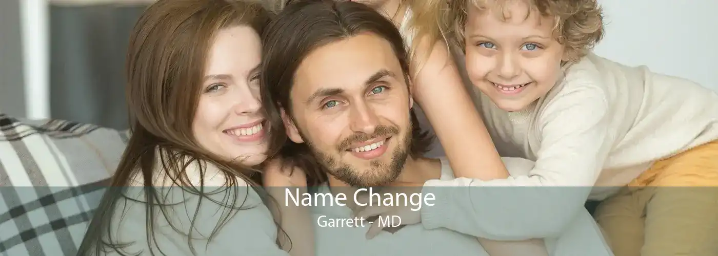  Name Change Garrett - MD