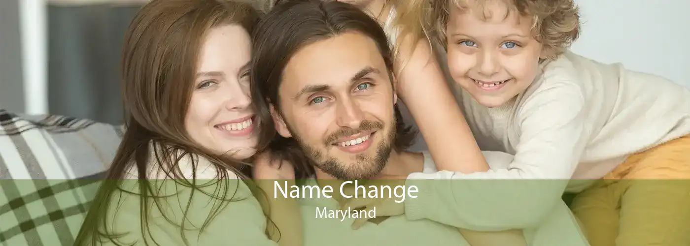  Name Change Maryland