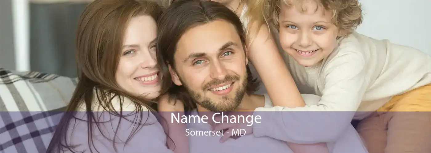  Name Change Somerset - MD