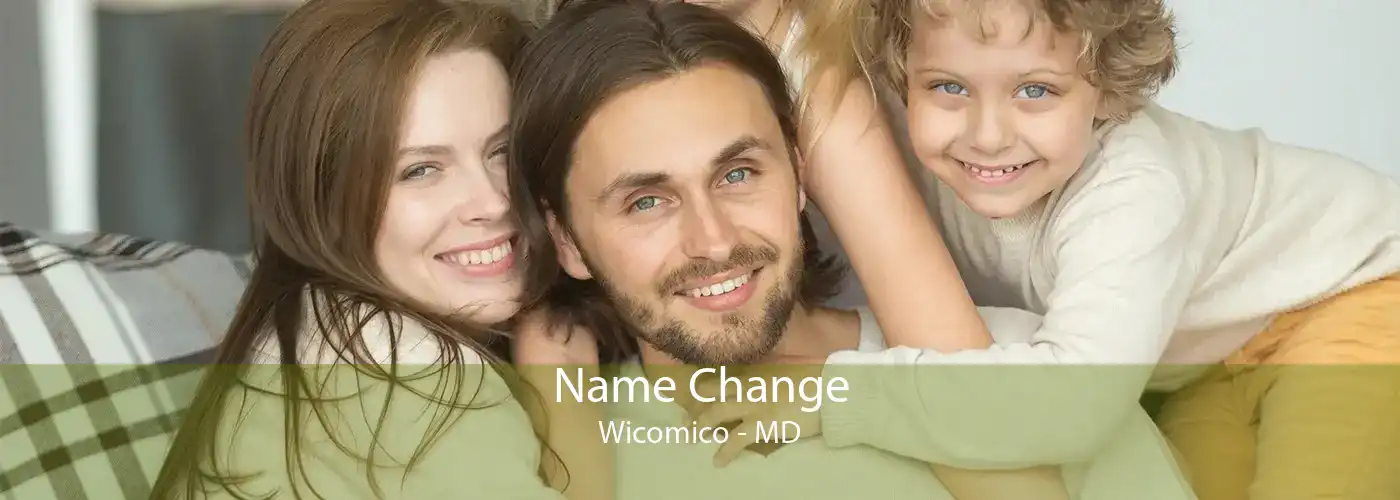  Name Change Wicomico - MD